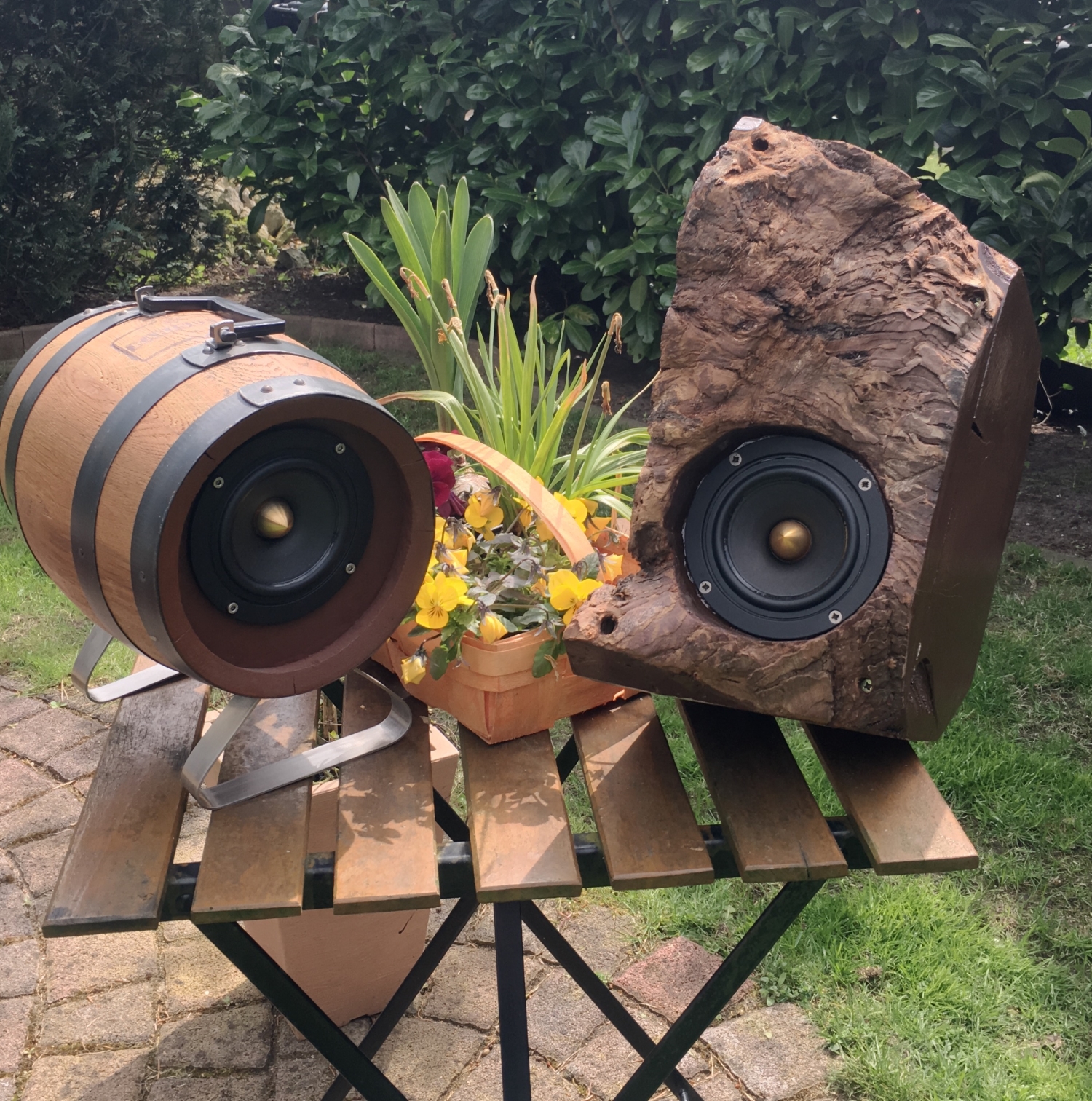 Justboom Amp DAC Hat treeroot barrel speaker