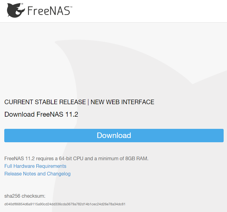 freenas 11 download