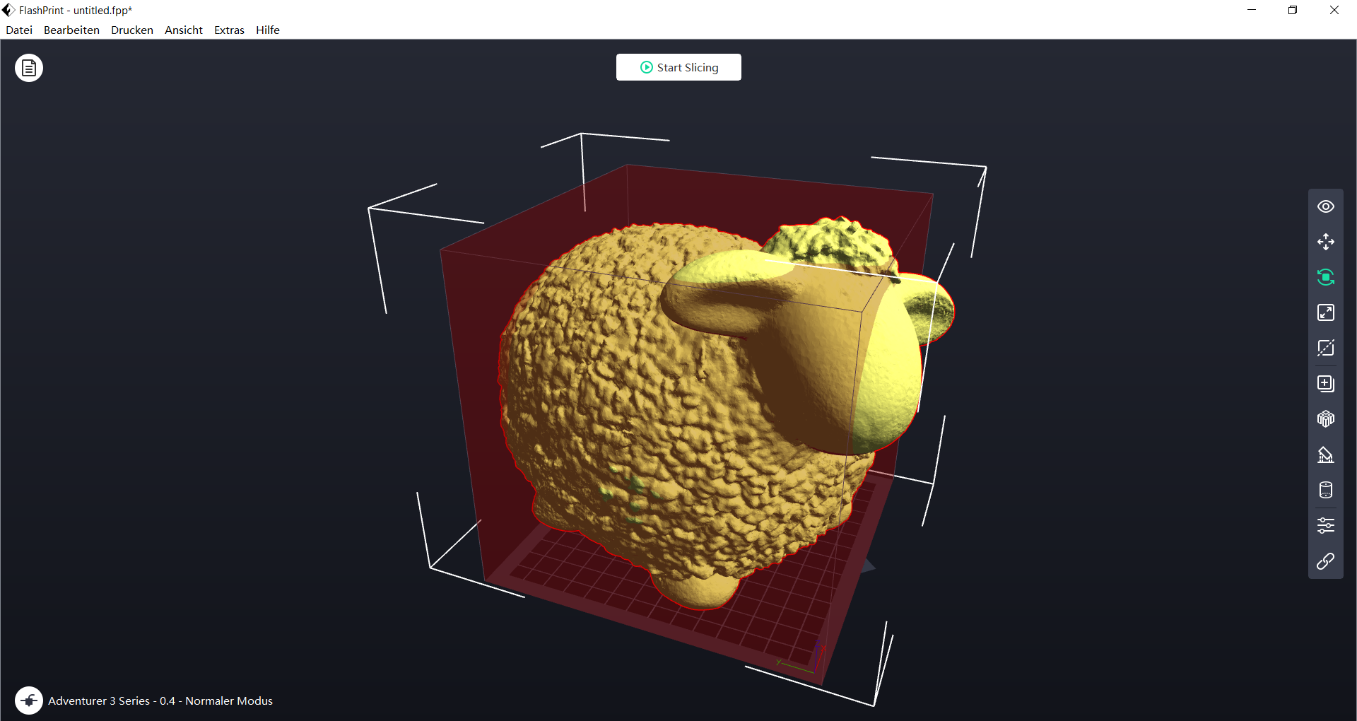 Creality Ferret Handy 3D Scan Druck