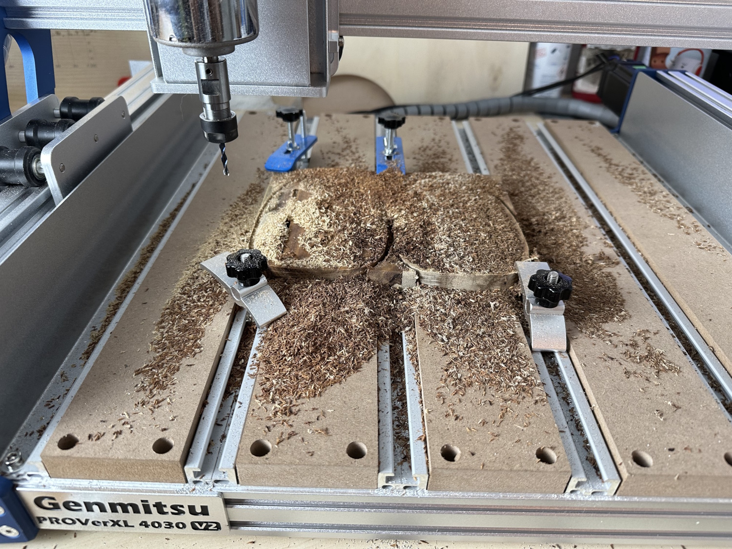 SainSmart Genmitsu prover xl 4030 v2 Hartholz Test (3)