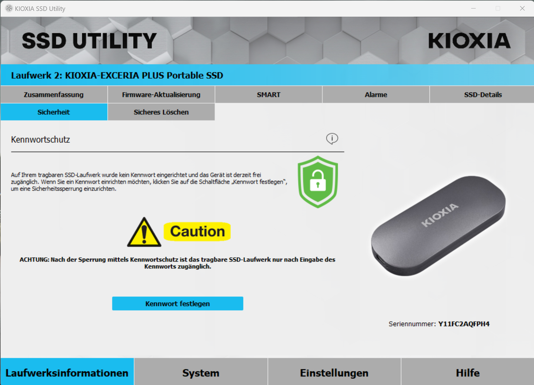 KIOXIA SSD Utility (3)