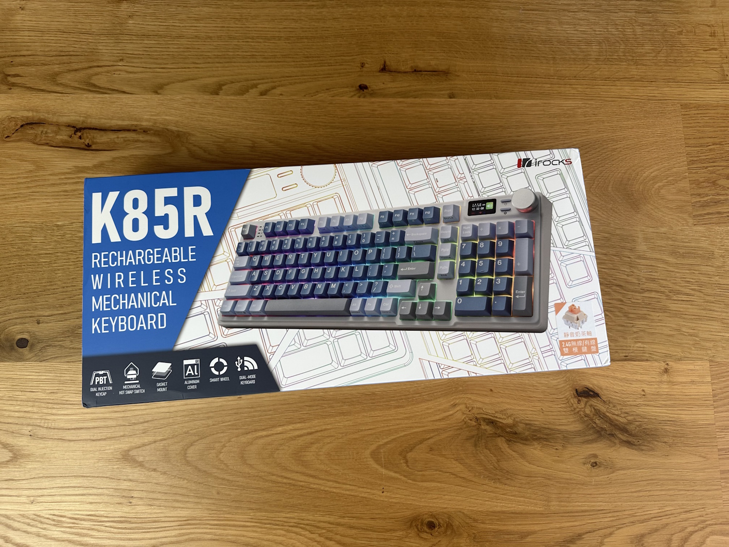 iRocks K85R Tastatur blau (1)