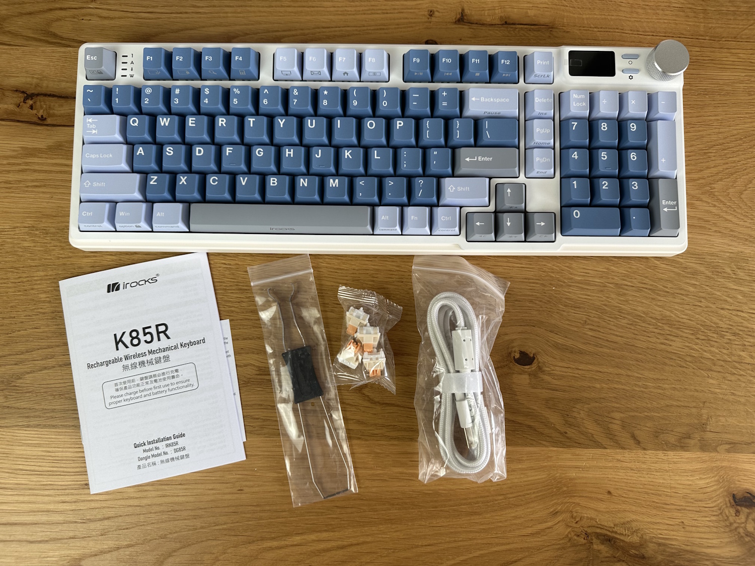 iRocks K85R Tastatur blau (10)