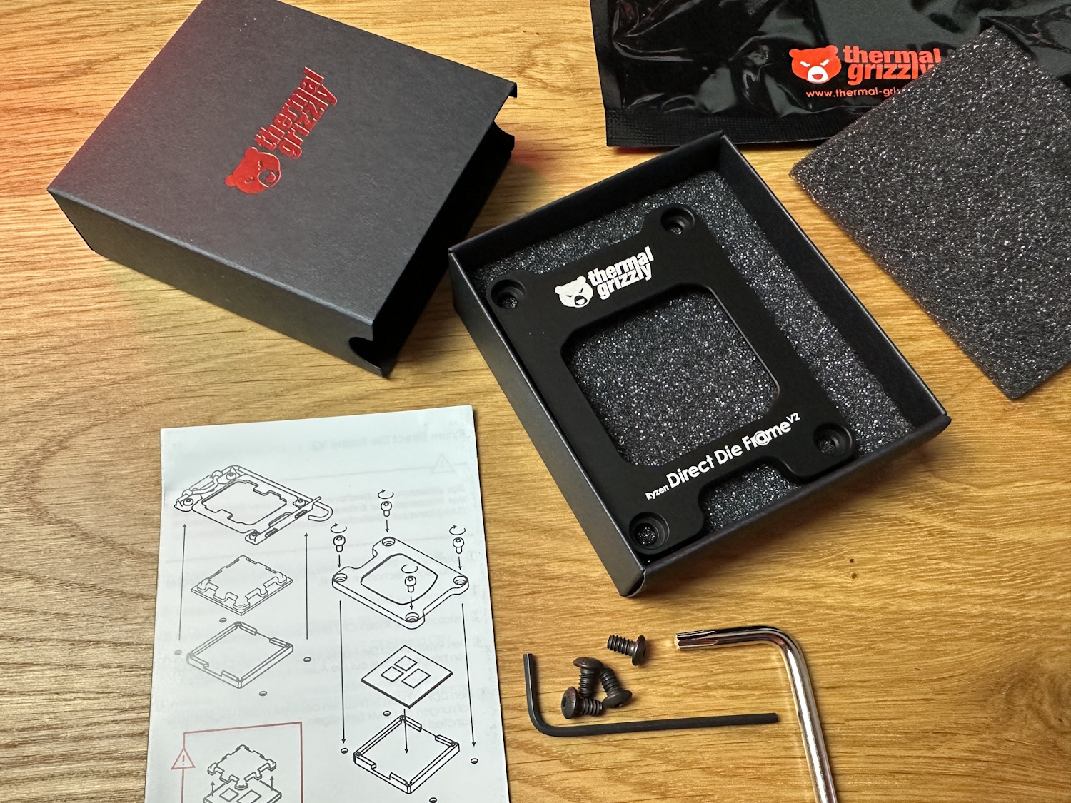 Thermal Grizzly Direct Die Frame V2 amd unboxing (7)