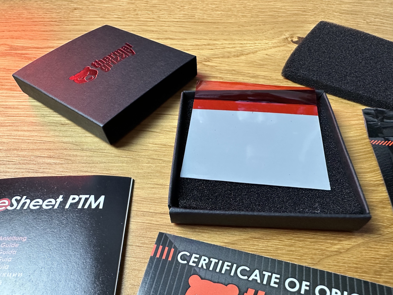 Thermal Grizzly Phase Sheet PTM Unboxing (5)