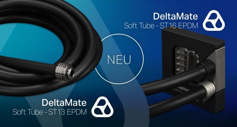 Thermal Grizzly DeltaMate EPDM Soft Tube in flexibler Biegung