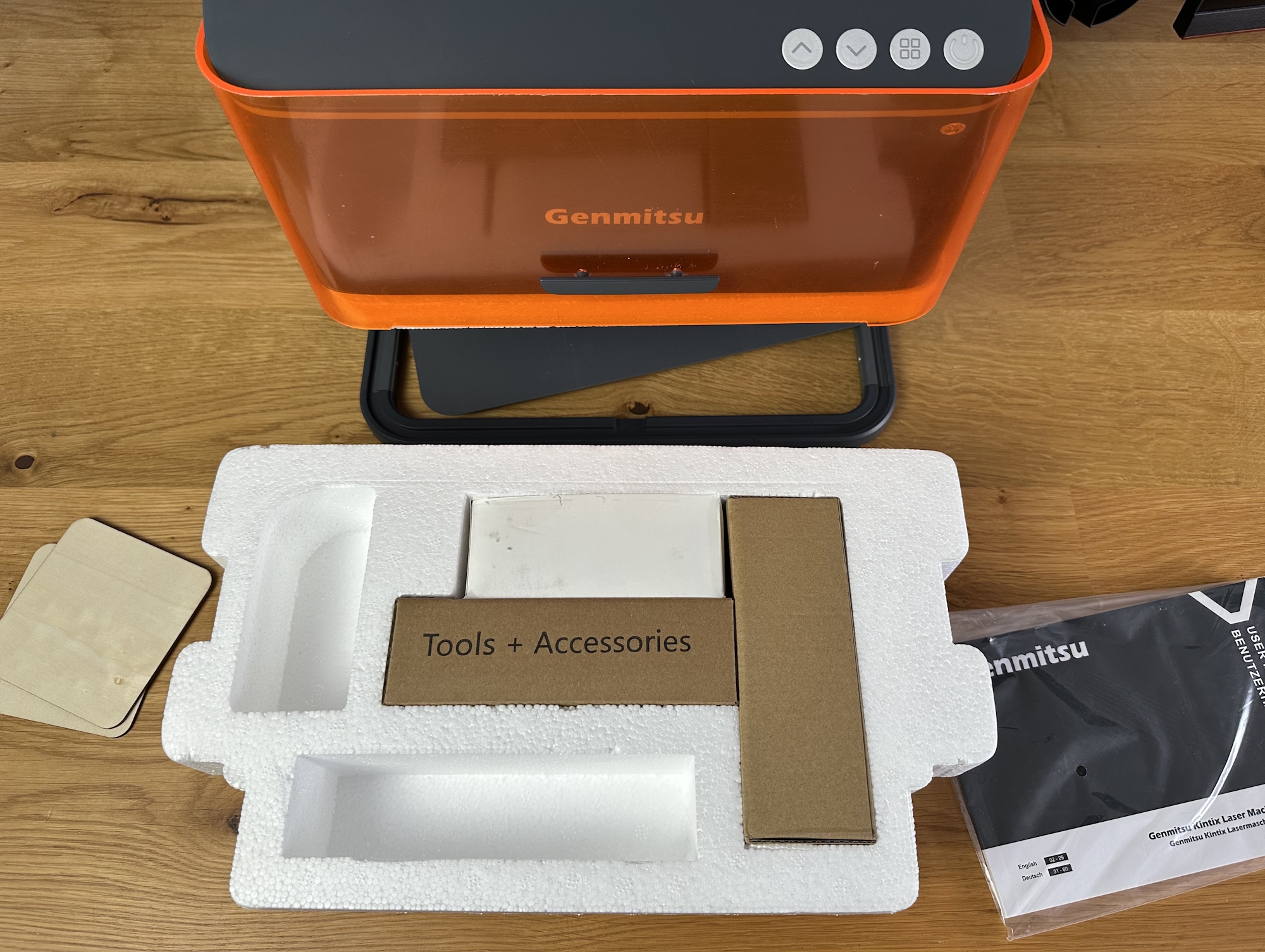 SainSmart Genmitsu Kintix Laser Lieferumfang (1)