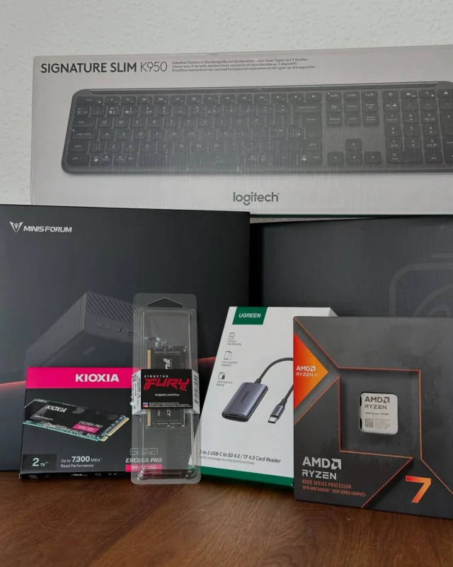 Mini-PC-Power!

Wir haben den Minisforum MS-A1 AMD Mini PC getestet und sind begeistert von seiner Leistung und Kompaktheit!

Dieser kleine Riese ist perfekt für Büroarbeiten, Streaming oder sogar leichte Gaming-Sessions.

Was denkt ihr? Würdet ihr einen Mini-PC für eure täglichen Aufgaben nutzen?

Review auf Hardwarepoint.net online!

#Minisforum #MSA1 #AMDRyzen #MiniPC #Technik #amd #logitech #kioxia #kingston #ugreen